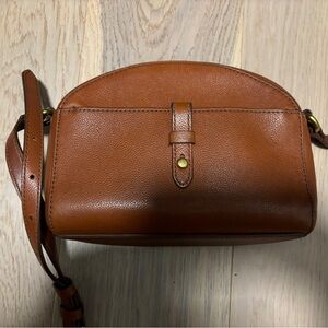 Fossil genuine leather crossbody bag.